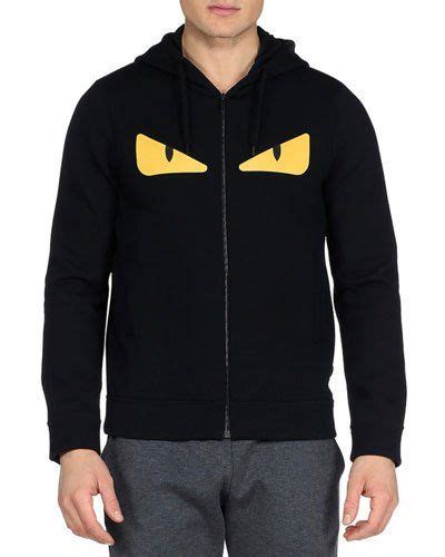 fendi sweatshirt eyes|Fendi zip up hoodie.